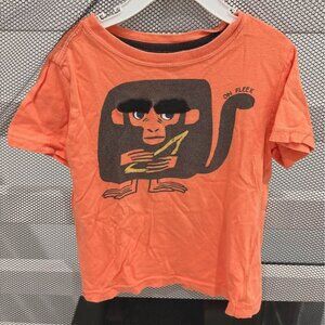 Little Boy’s Gymboree size 4T short sleeve t shirt tank tee monkey orange top